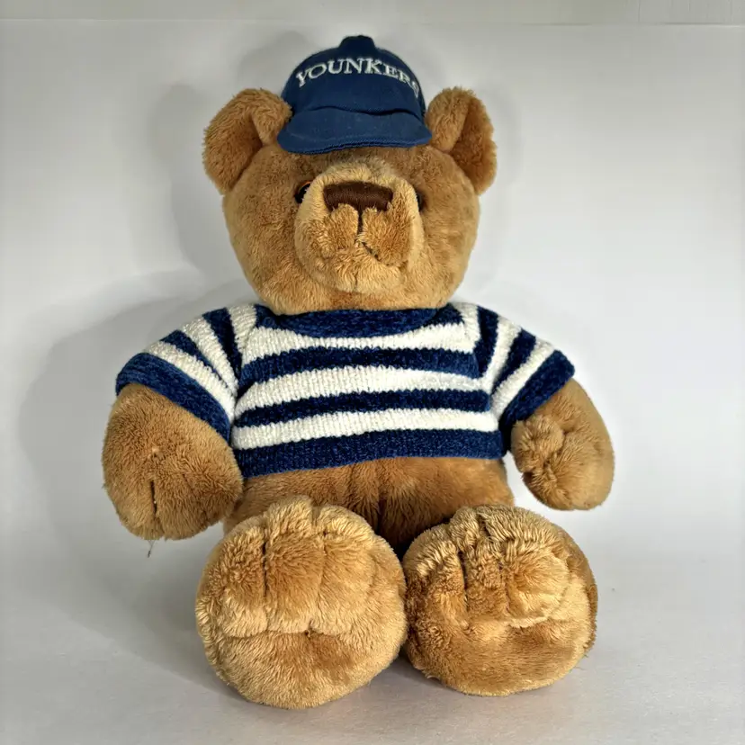 Saks Younkers Collectible Teddy Bear Plush Stuffed Animal Commonwealth 2001 Vintage