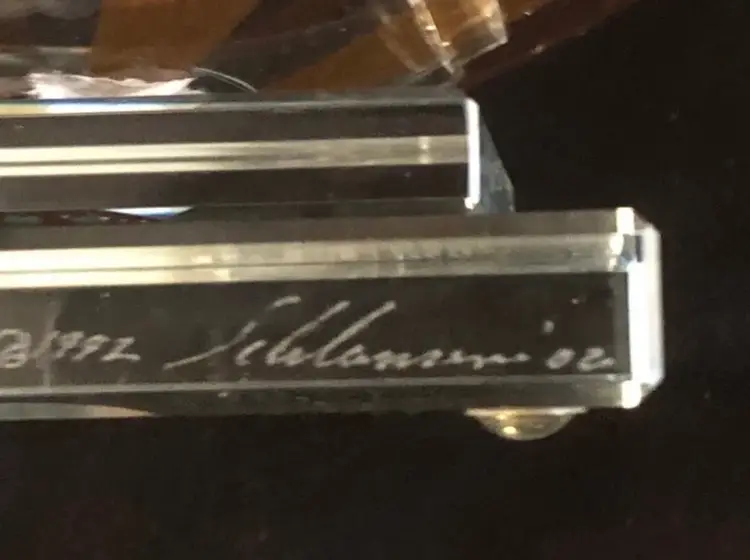 Beautiful Vintage “Signed Renaissance Oval Bowl Stephen Schlanser Functional Art