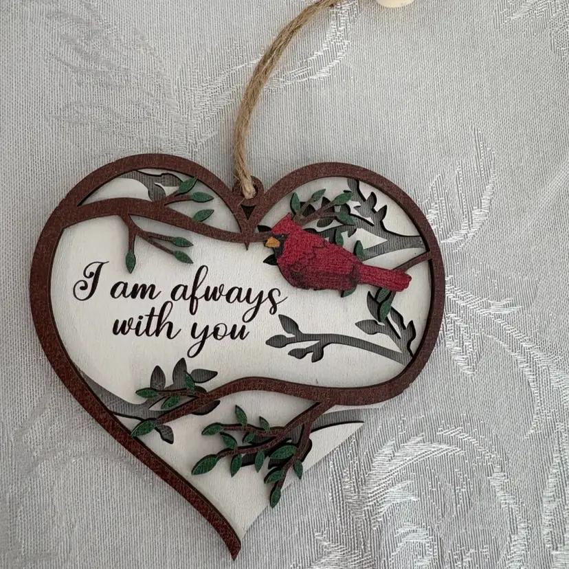 I Am Always With You Wood Ornament Donation