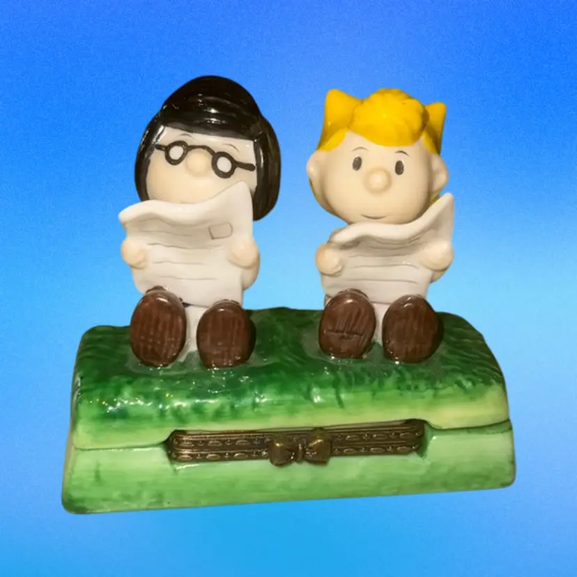 Peanuts Sally & Marcie Hinged Trinket Box, 3.75β x 3.25β