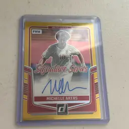 2024-25 Donruss Signature Series Michelle Akers Gold 06/10