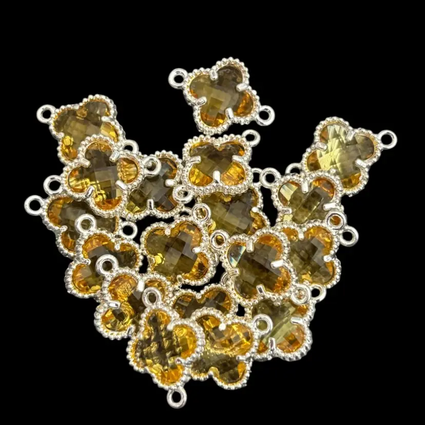 Light Yellow Glass Beads