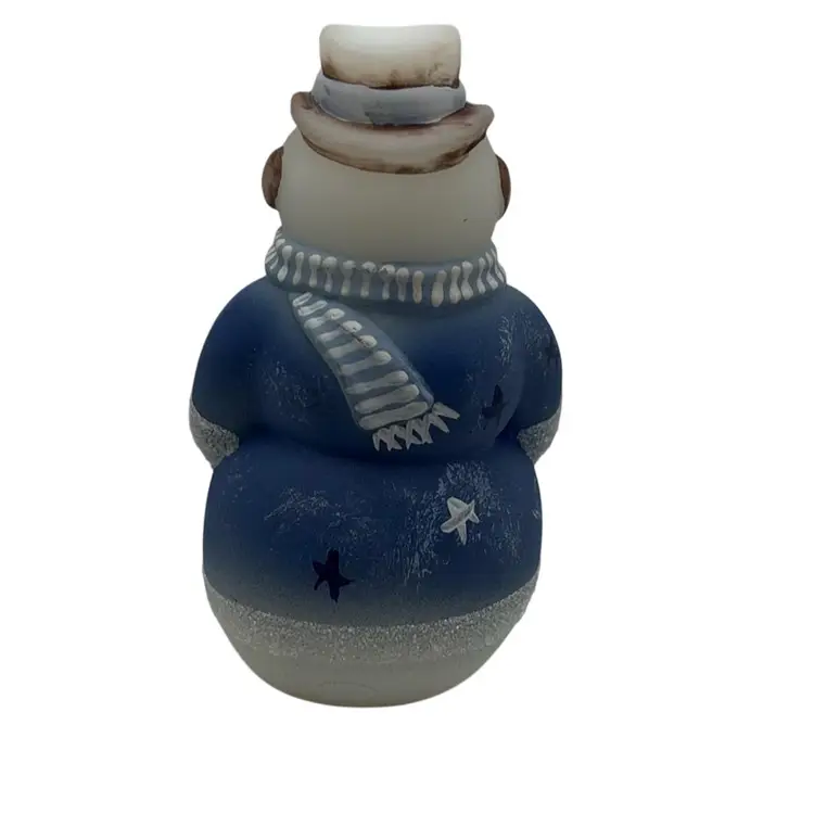Fenton Snowman Hand Painted Figurine