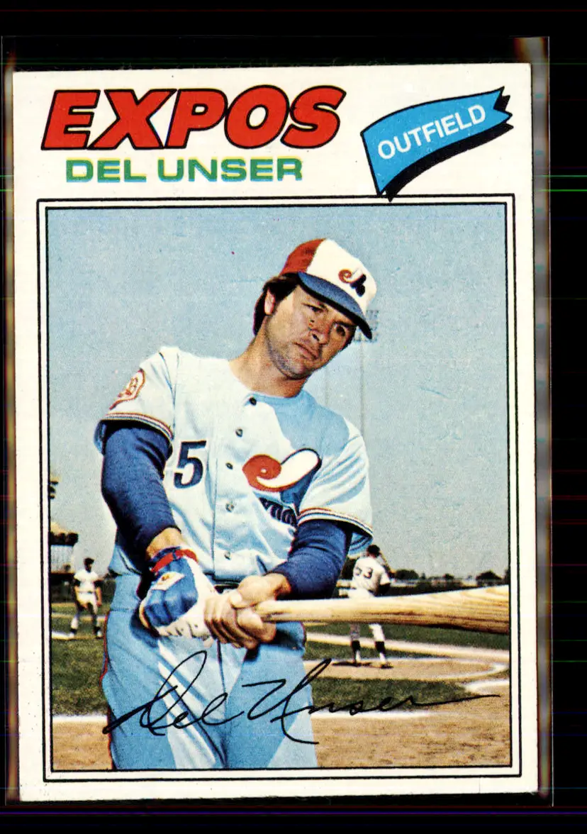 Del Unser 1977 Topps #471 - (144) - Montreal Expos