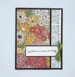 Just Wanna Say Greeting Card