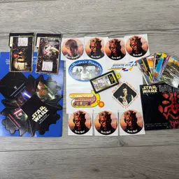 Misc Star Wars Lot - Stickers Cards Etc