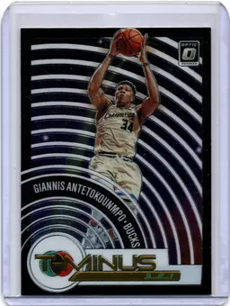 2020-21 Donruss Optic #15 Giannis Antetokounmpo T-Minus Insert