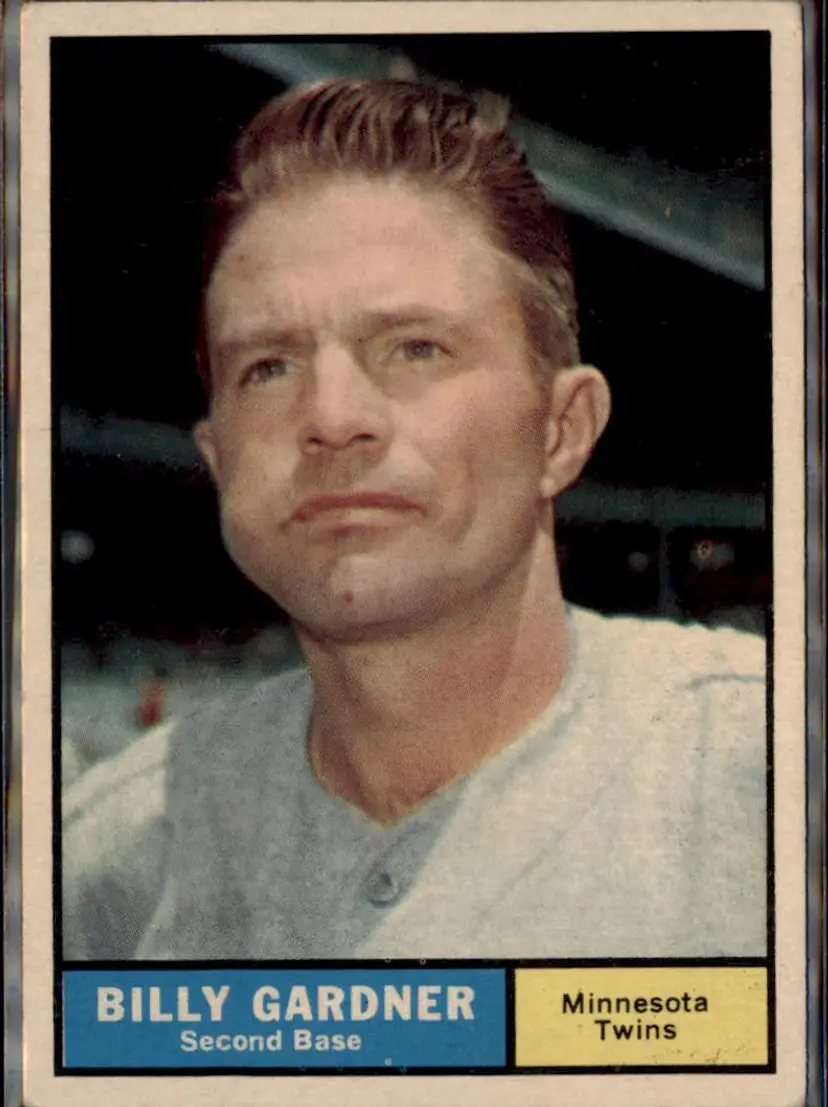1961 Topps #123 Billy Gardner - ( ) - Minnesota Twins