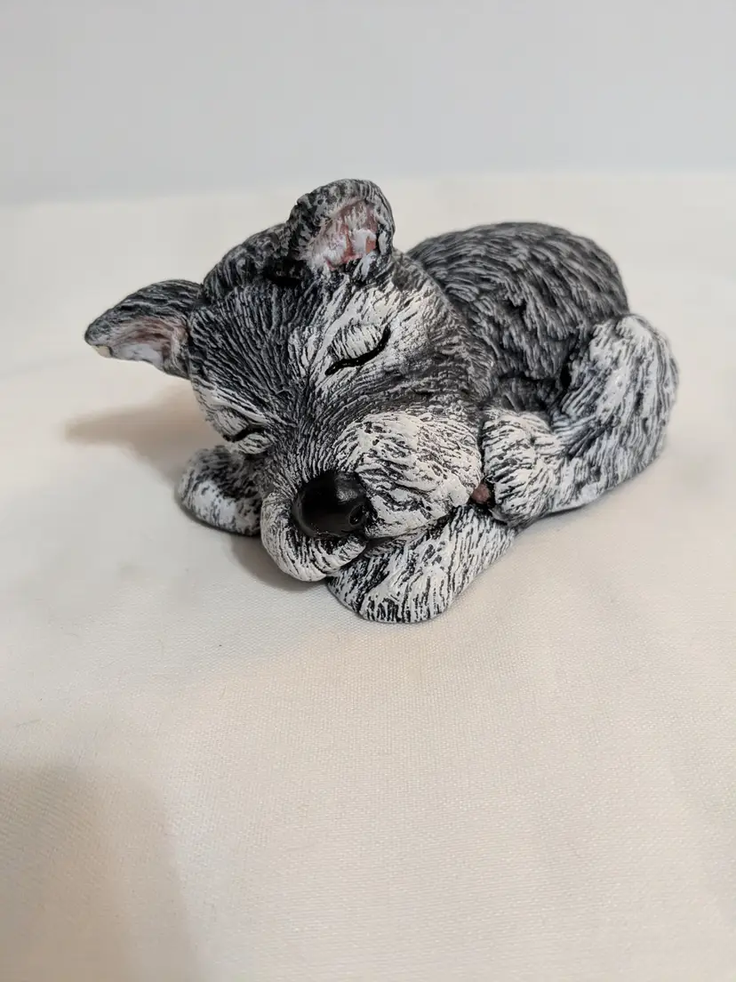 Sleeping Pup Figurine