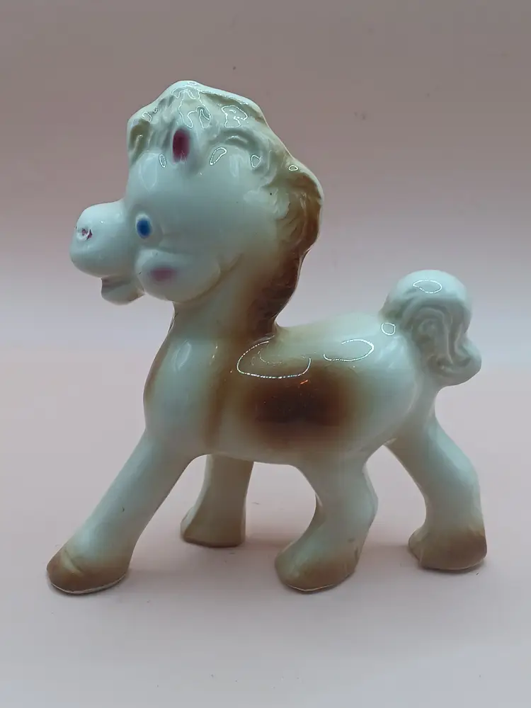 Vintage "Frisky the Pony " Rempel Diamond Pottery Horse Figurine