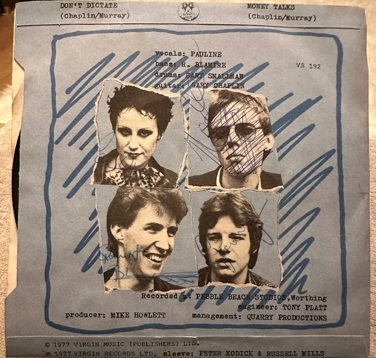 Rare Autographed Punk 1977 debut 7” single from Penetration