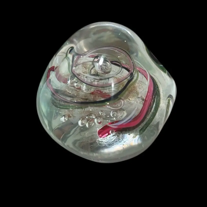 Multi Color Swirl Marilyn Kimble Holt Paper Weight