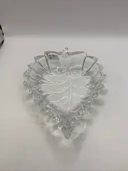 Marquis Waterford Crystal Aspen Leaf Candy or Nut Dish Made In Germany