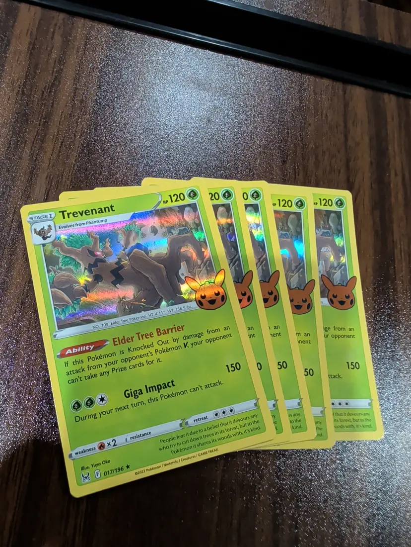 #01 Trevenant custom 3d art card #2