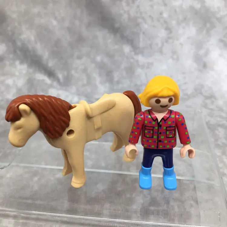 Playmobil Girl Child Figure & Pony