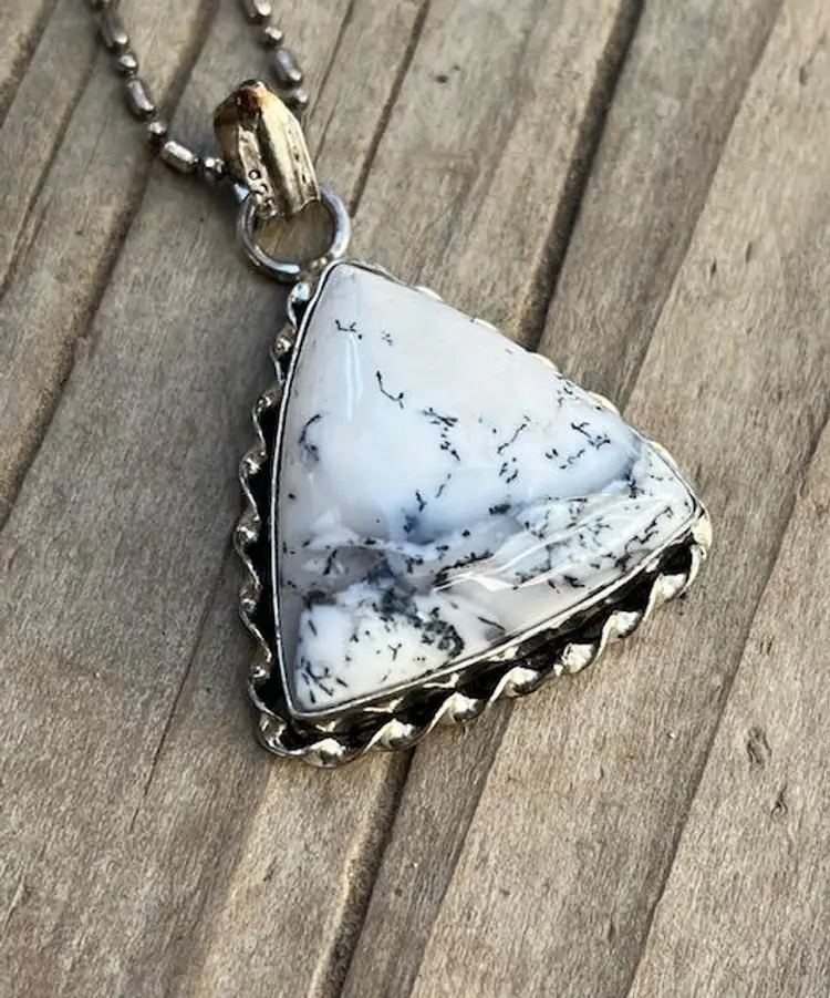 Denderite Triangle Necklace