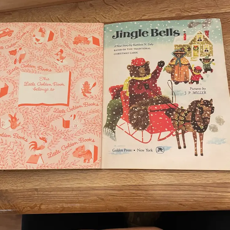1964 Jingle Bells Little Golden Book
