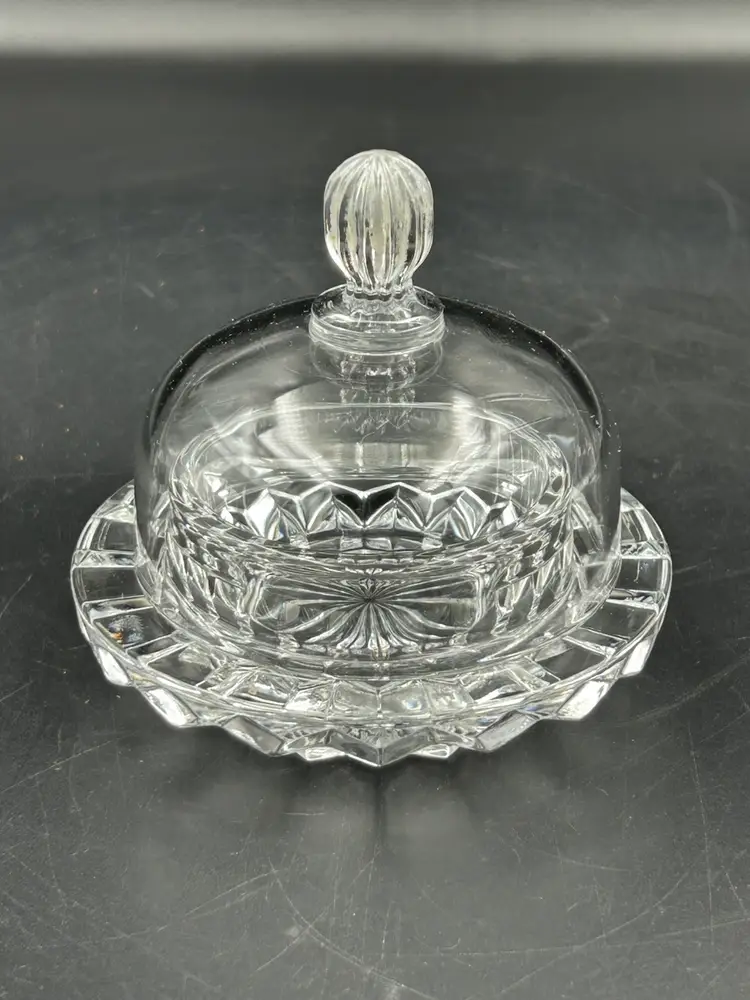 Mikasa Salina Clear Crystal Individual Butter Dish  Cloche