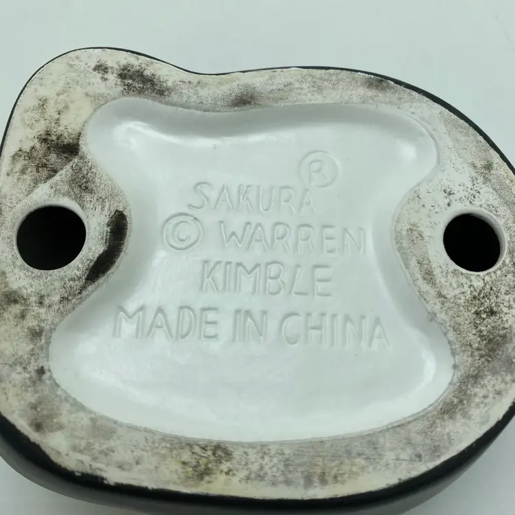 Sakura Warren Kimble Figural Tuxedo Cat Bowl