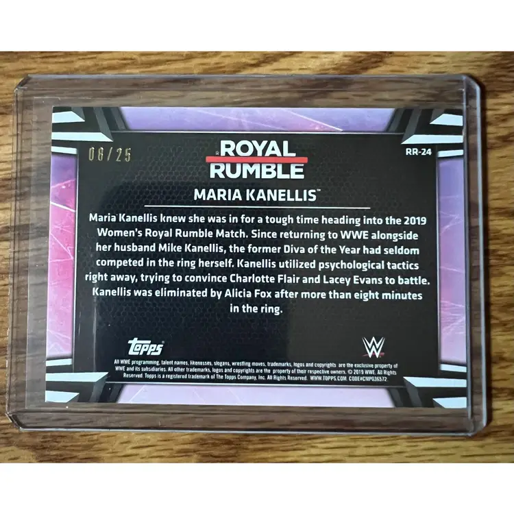 Maria Kanellis Royal Rumble 8/25