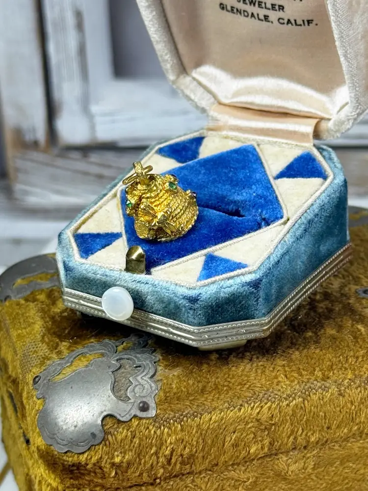 Vintage Bee My Honey Hive And Bee Charm