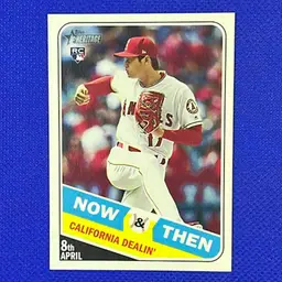 Shohei Ohtani RC 2018 Topps Heritage Now And Then NT-11 Los Angeles Angels 