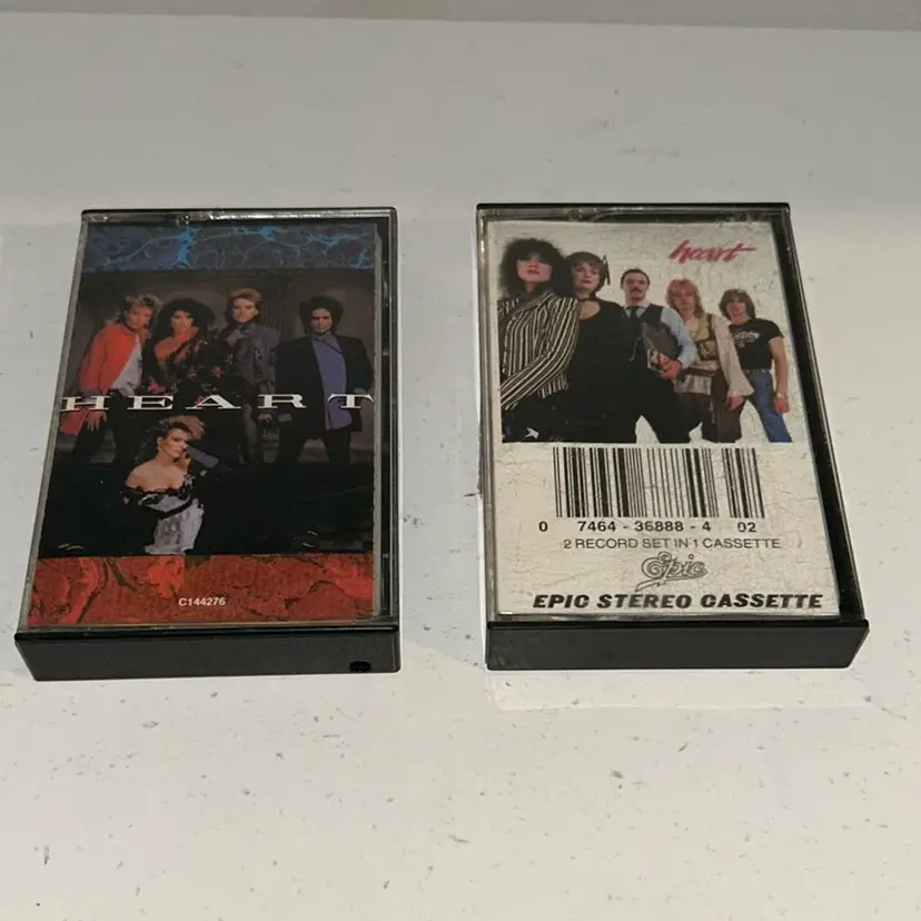 Lot Of 2 HEART Cassette Tapes, look at pictures and description