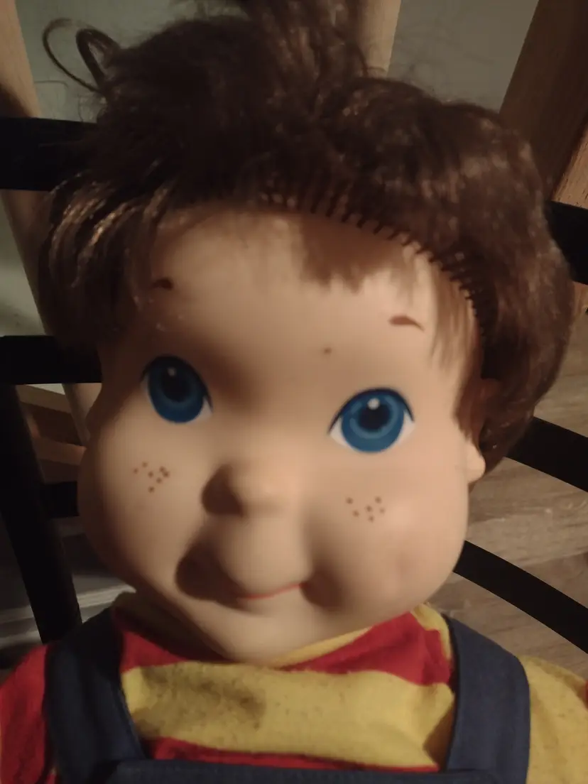 Vintage 1980s Original My Buddy Brown hair blue eyed doll