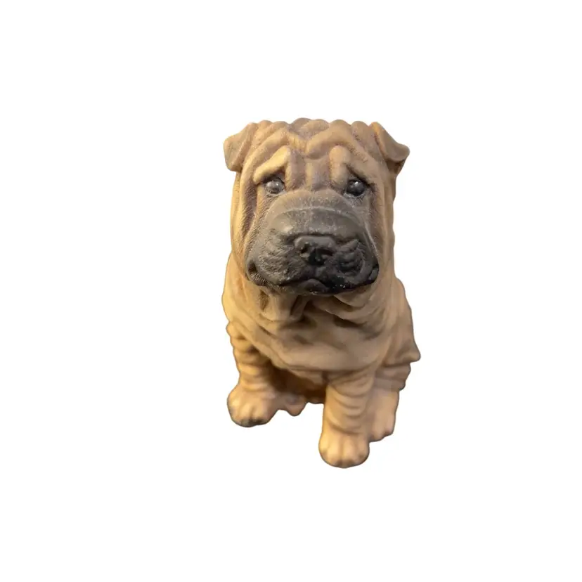 Vintage Shar Pei Dog Figurine By Castaglia Italy 1988