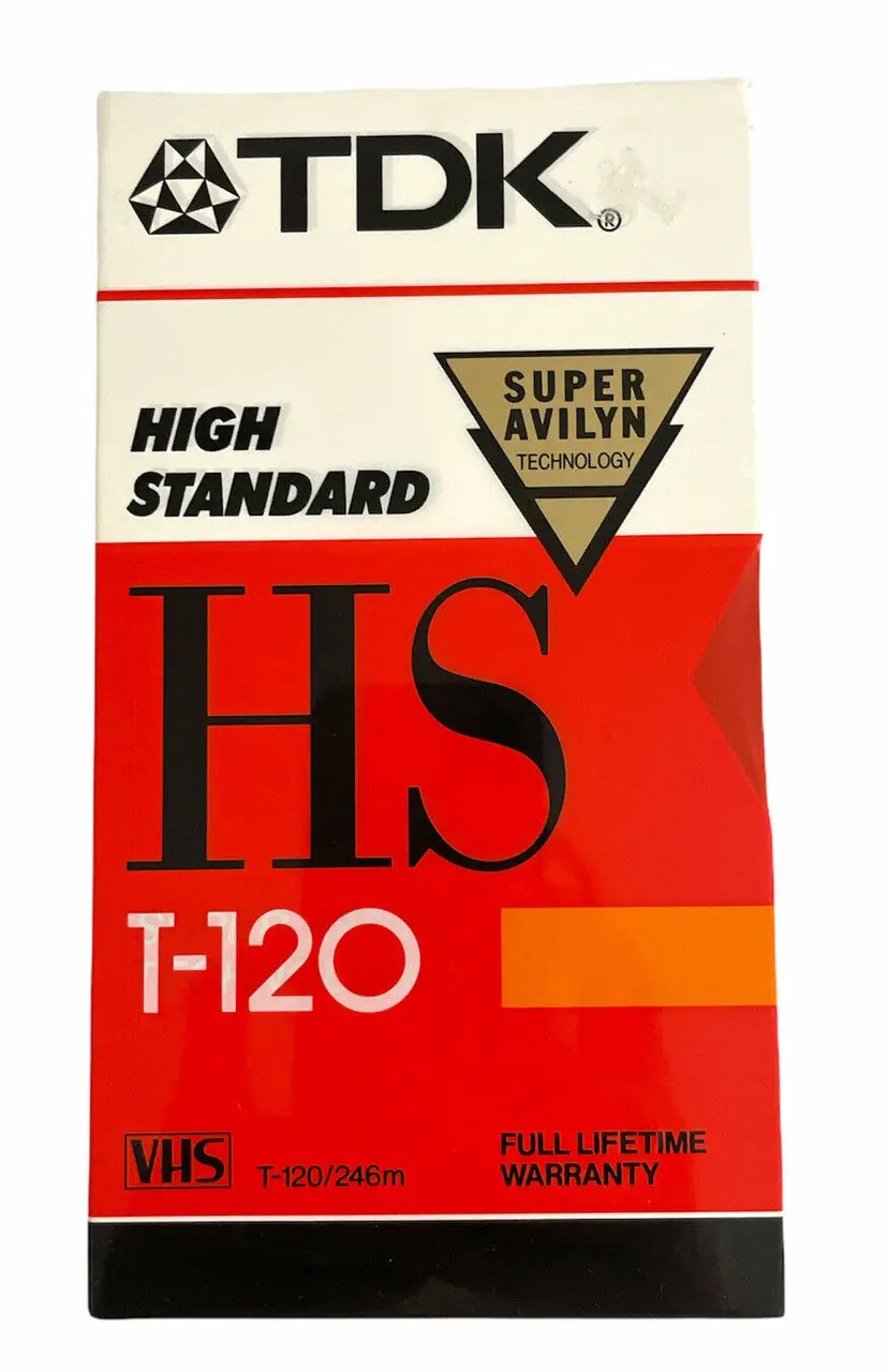 TDK T-120HS High Standard VHS Video Tape NEW SEALED