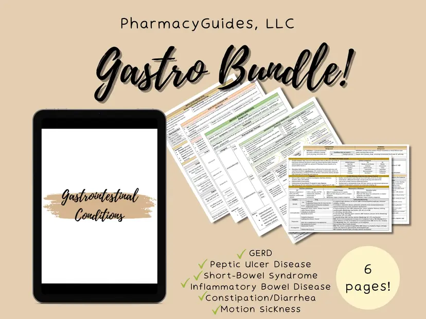 Gastrointestinal Disorders | Pharmacy Bundle