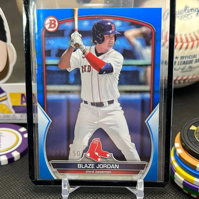 Blaze Jordan 2023 Bowman Paper Blue /150 Boston Red Sox