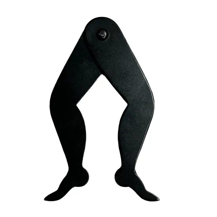 Vintage Antique Lady Dancing Legs Caliper 2.5”