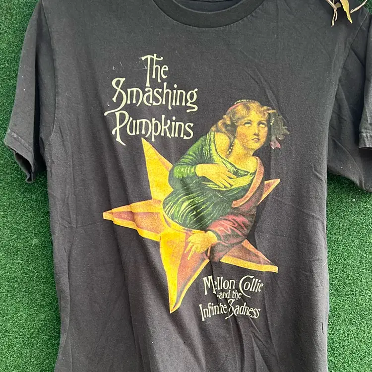 The Smashing Pumpkins, Mellon Collie And The Infinite Sadness, Black T-Shirt Size Large