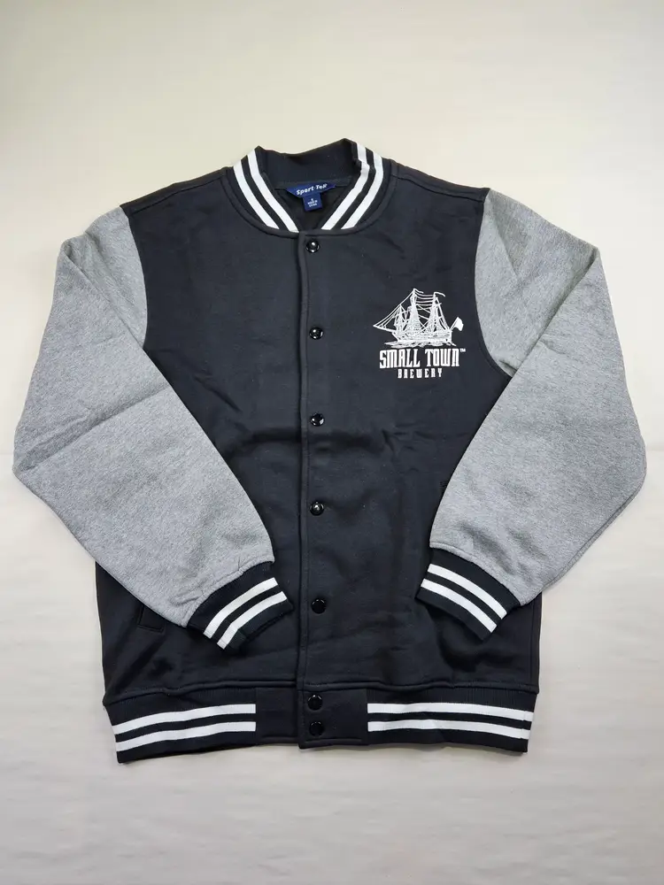 Lot of 5 NEW Small Town Brewery Not Your Fathers Rootbeer Letterman Style Jackets Small