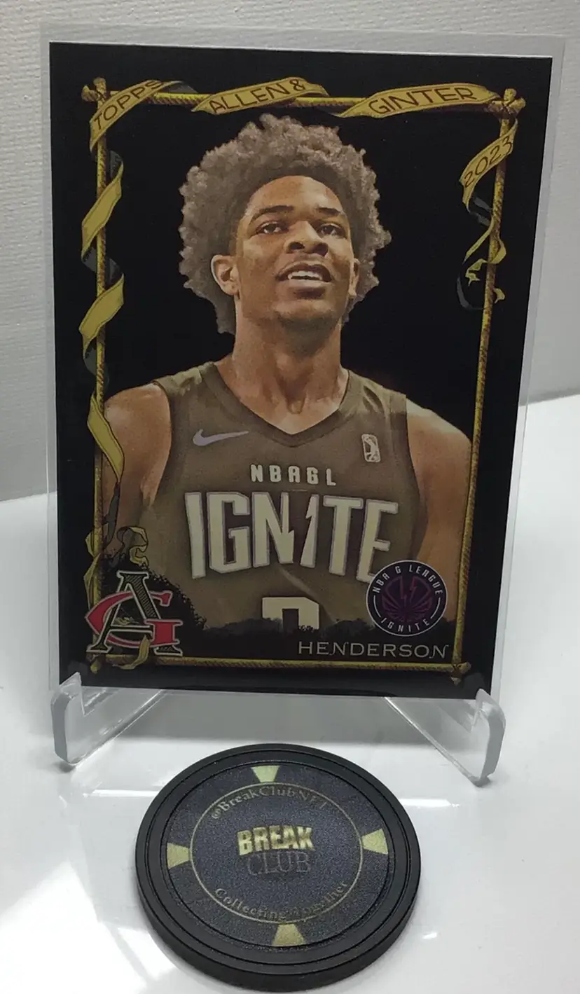 2023 Topps Allen & Ginter X Scoot Henderson 265 Portland Trailblazers