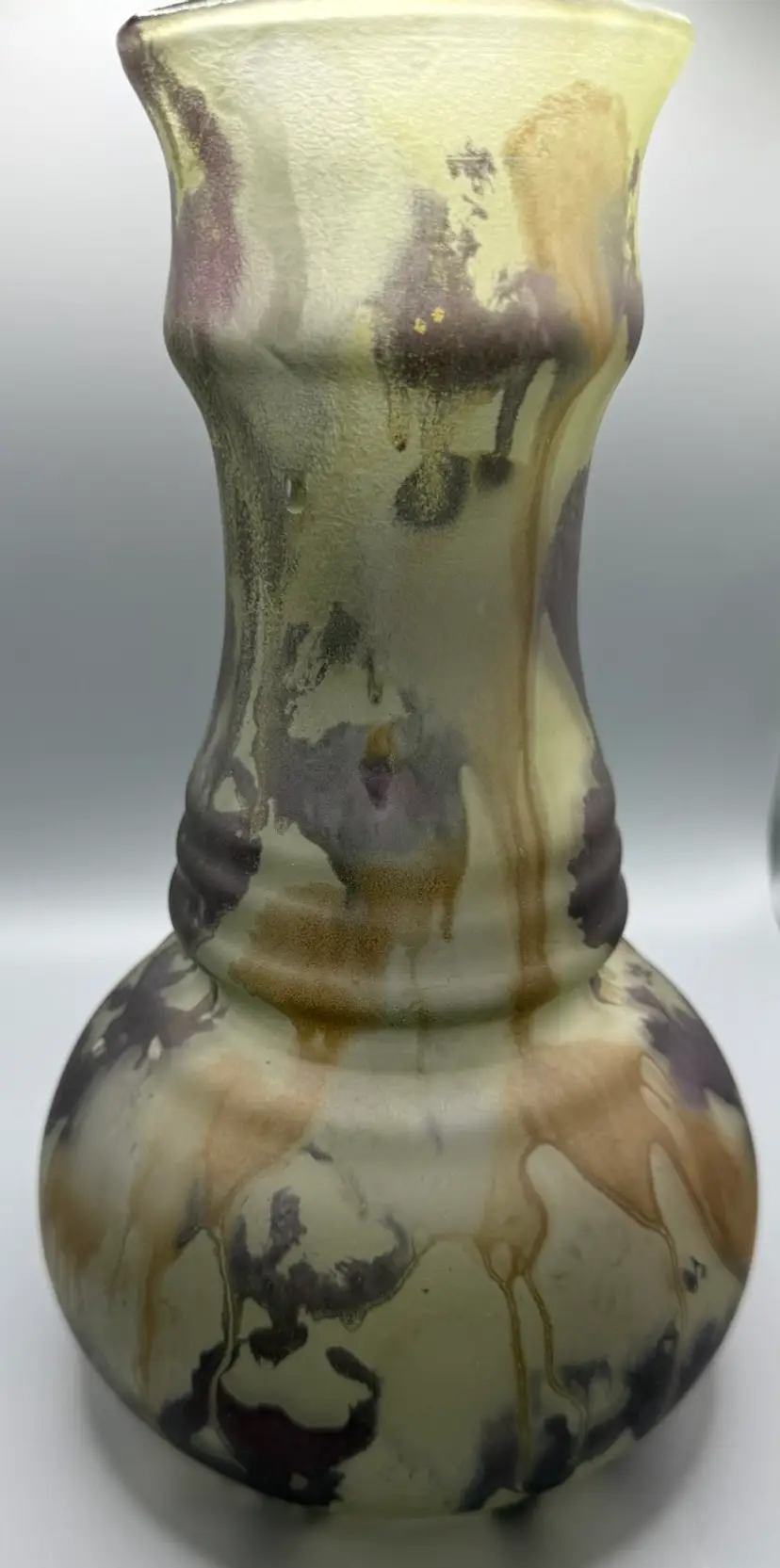 Hand Painted Vase 10”x4”
