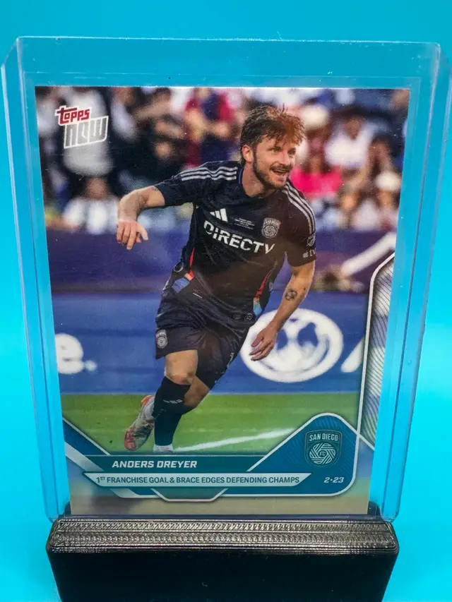 Anders Dreyer Topps Now First Card and First Goal in Franchise History San Diego FC