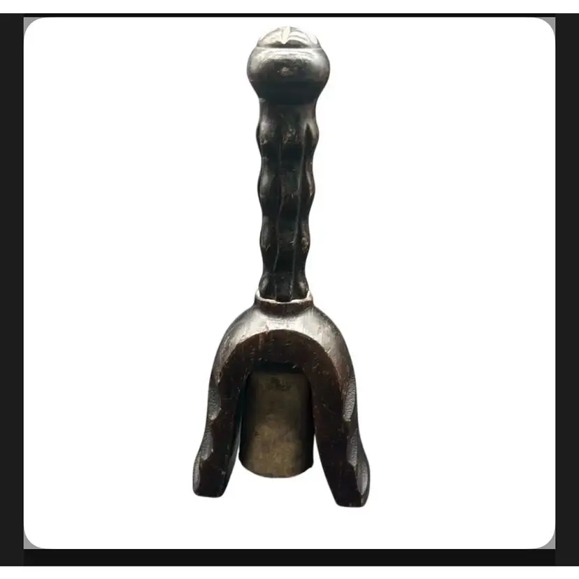 Vintage Wooden Brass Bell