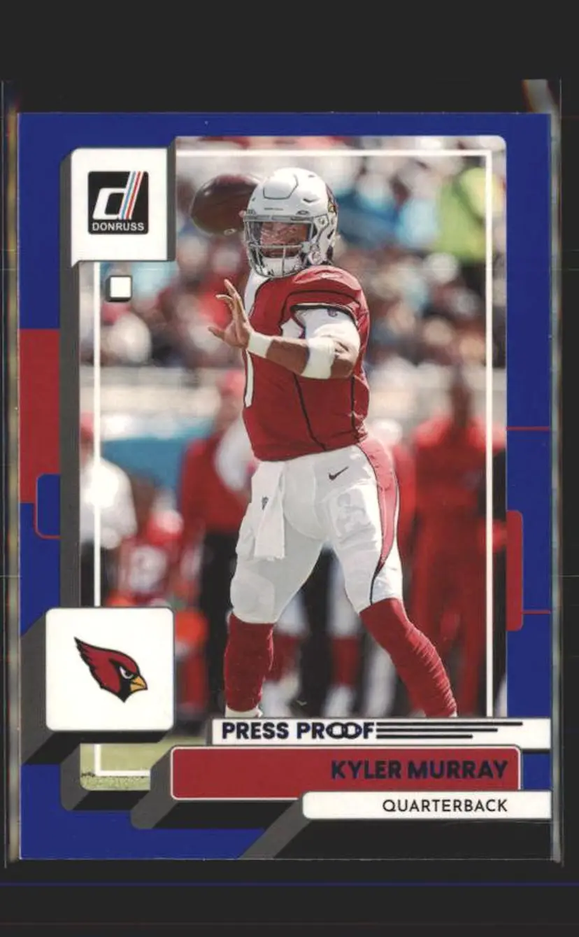 2022 Donruss #5 Kyler Murray Blue Press Proof - (139) - Arizona Cardinals