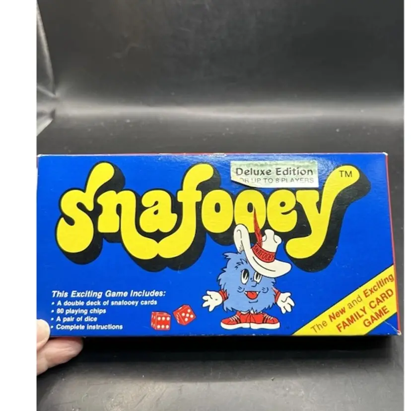Vintage SNAFOOEY Family Card Game 1982 Deluxe Edition Fun 8 Players Complete