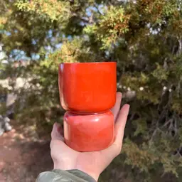 4.75” Cardinal DOUBLE BUBBLE Concrete planter