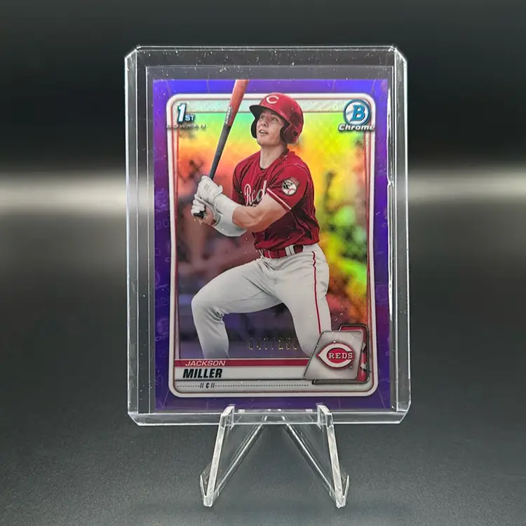 Jackson Miller 2020 Bowman Chrome /250 Cincinnati Reds  Baseball Card
