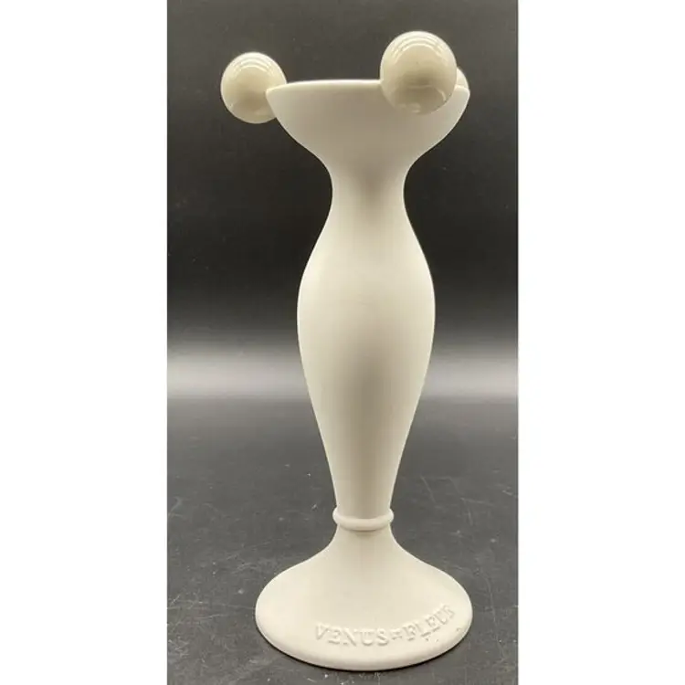 Venus et Fleur Babiole Vase 8"H x 3.25"W Off White Cream Hard to Find Vase Only
