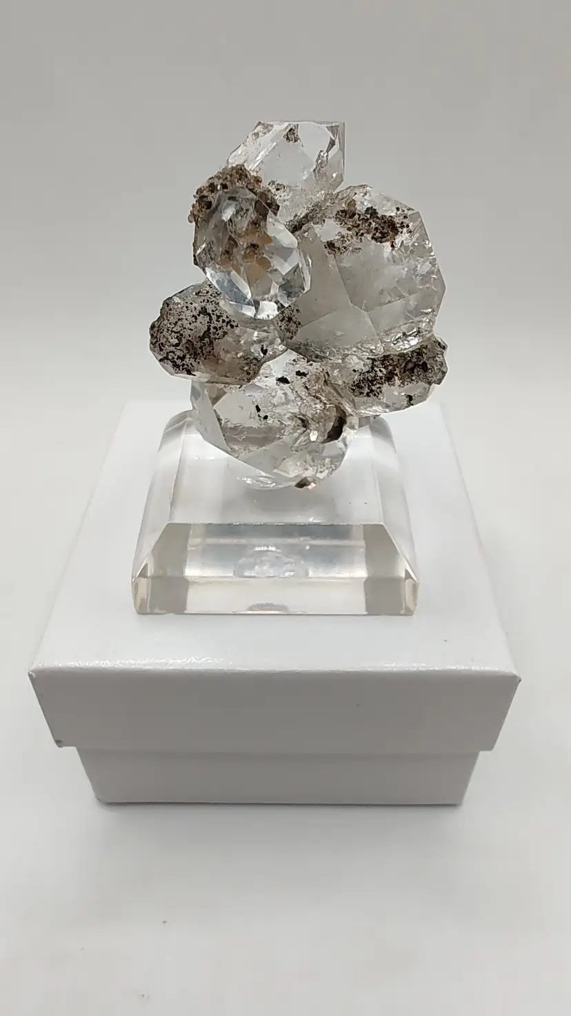 Herkimer Diamond Quartz Crystal Cluster 32.3 Gram