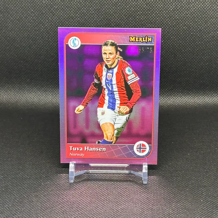 Tuva Hansen Eurostars /75 2025 Topps Merlin Euros - Norway