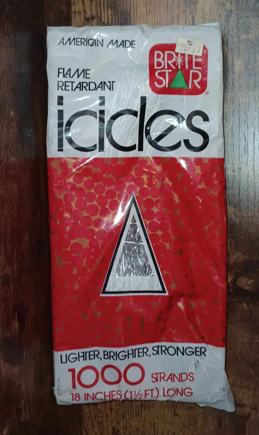 New in Package Christmas Icicles