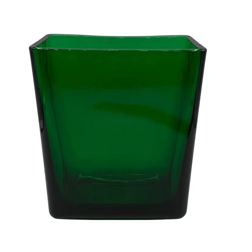 Vintage Napco Green Rectangle Vase Made In The USA