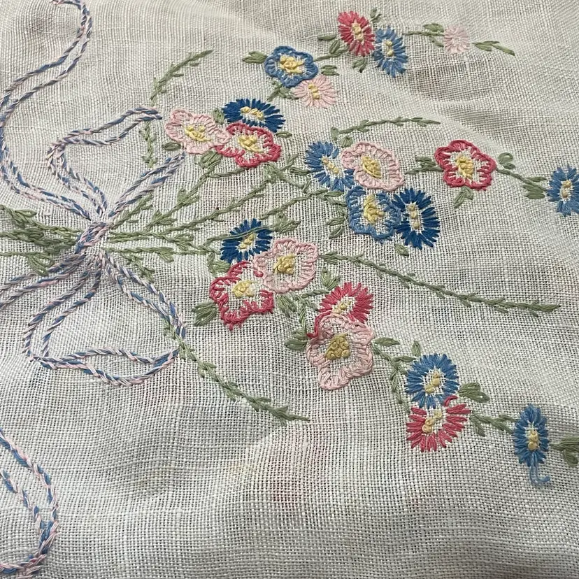 40” Scarf Runner Embroidery Gorgeous