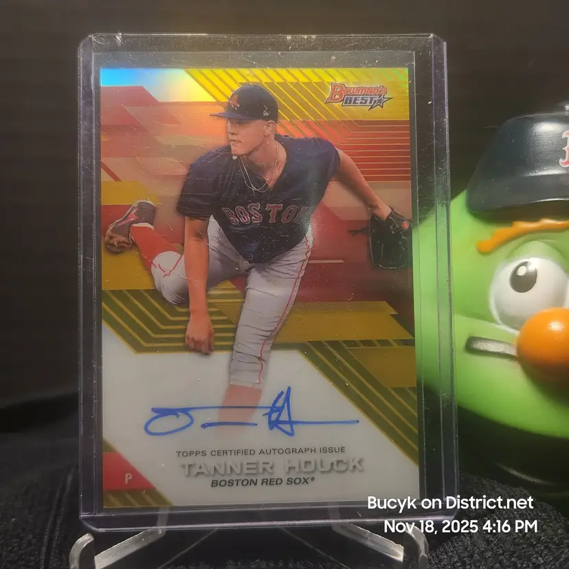 2017 Bowman's Best Gold Auto - Tanner Houck Boston Red Sox 31/50